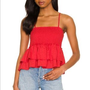 BB Dakota Steve Madden red top